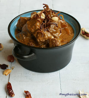 Thai Beef Massaman Curry Serving Presentation