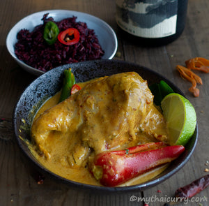 Thai Fish Curry Serving Presentation