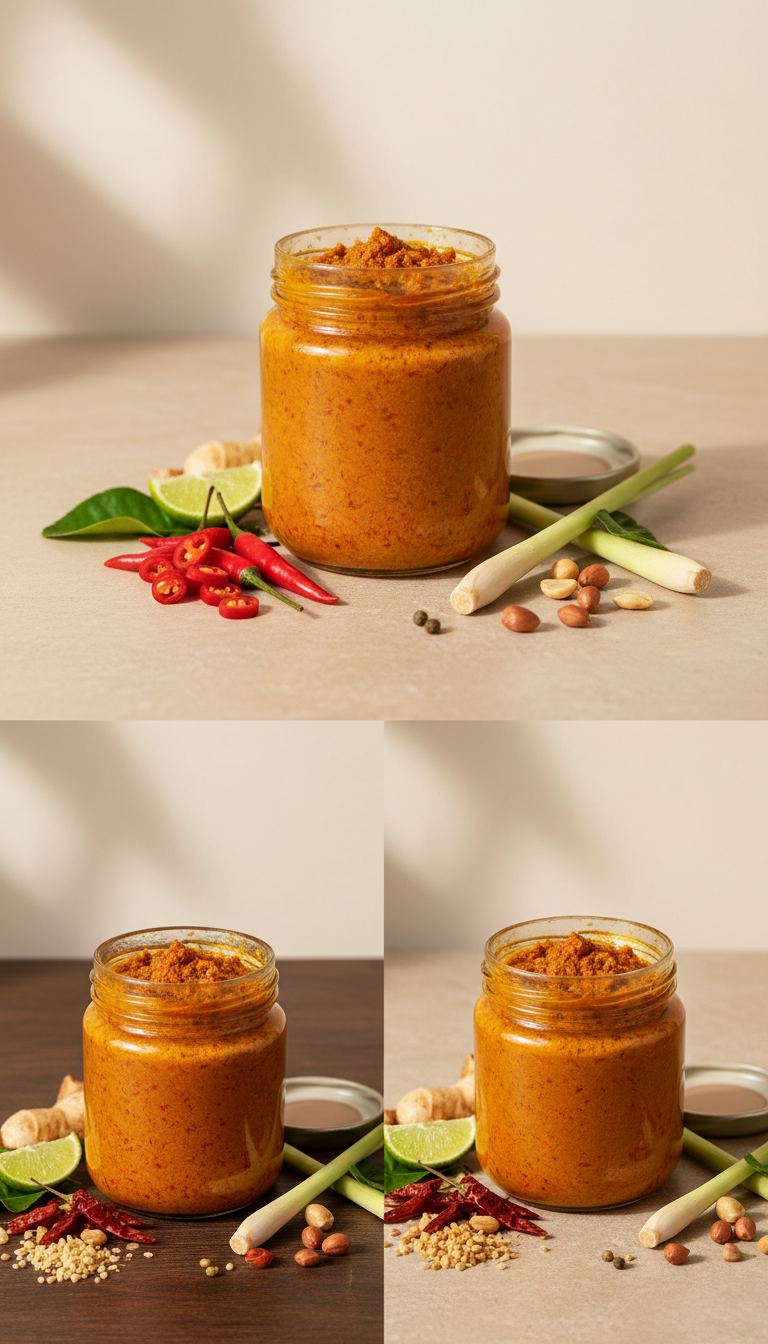 Panang Curry Sauce With Coconut Cream